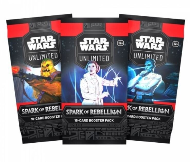 Star Wars: Unlimited — Spark of Rebellion — Booster Box (16), настольная игра, Fantasy Flight Games
Star Wars: Unlimited — Spark of Rebellion — Booster Box (16), настольная игра, Fantasy Flight Games