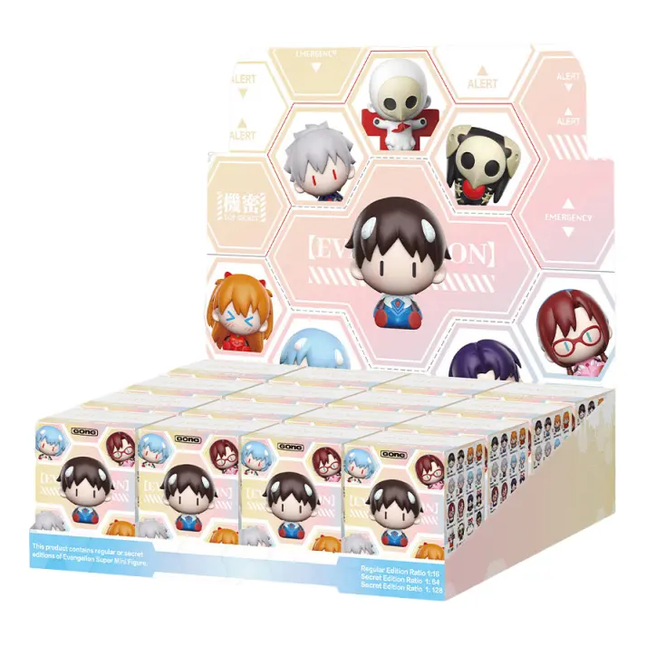 Набор мини-фигурок Pop Mart Evangelion Super Mini Figure, запечатанная упаковка (16 коробочек-сюрпризов)
Набор мини-фигурок Pop Mart Evangelion Super Mini Figure, запечатанная упаковка (16 коробочек-сюрпризов)