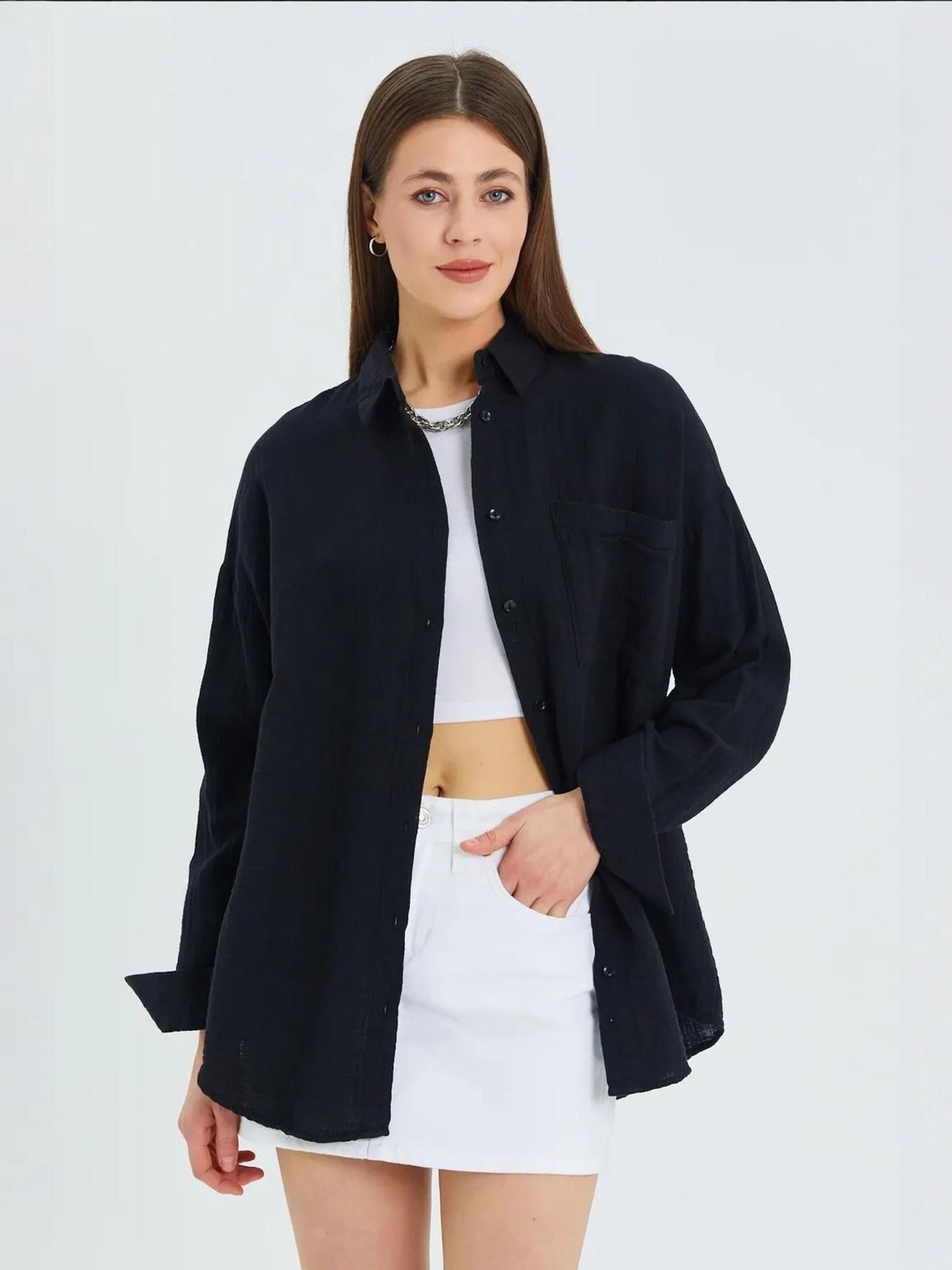 MixRay Блузка в черном цвете
MixRay Блузка в черном цвете