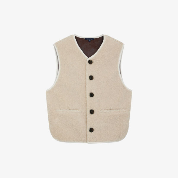 Жилет Fusil из искусственного меха с фактурной текстурой Soeur, бежевый
Жилет Fusil из искусственного меха с фактурной текстурой Soeur, бежевый