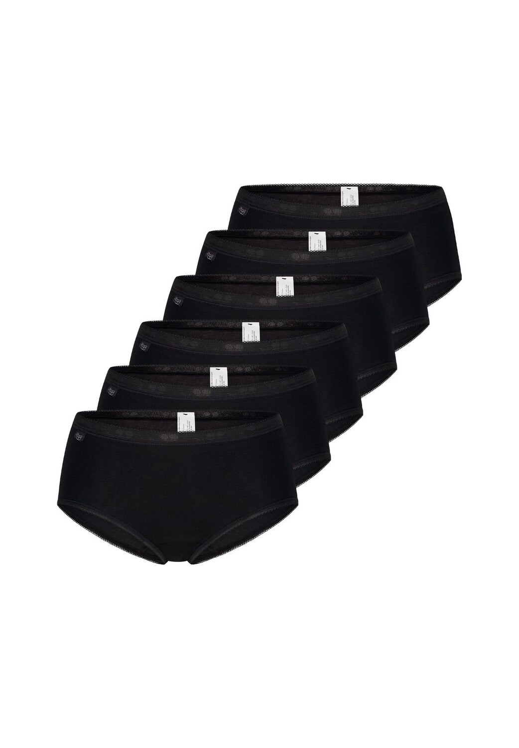 Трусы-миди, набор из 6 шт. Basic + sloggi, черный
Трусы-миди, набор из 6 шт. Basic + sloggi, черный