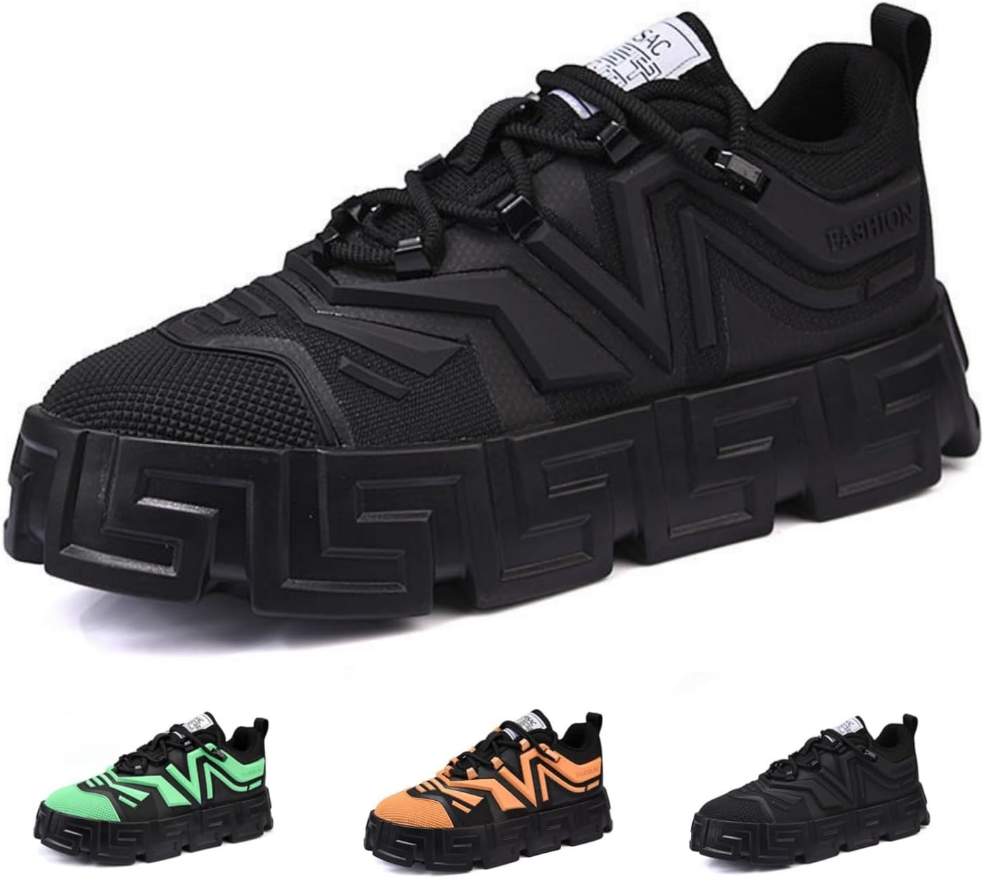 Мужские кроссовки на платформе 1.96, модные массивные, дышащие, комфортные, уличный стиль, повседневная обувь для ходьбы Macefil, черный
Мужские кроссовки на платформе 1.96, модные массивные, дышащие, комфортные, уличный стиль, повседневная обувь для ходьбы Macefil, черный