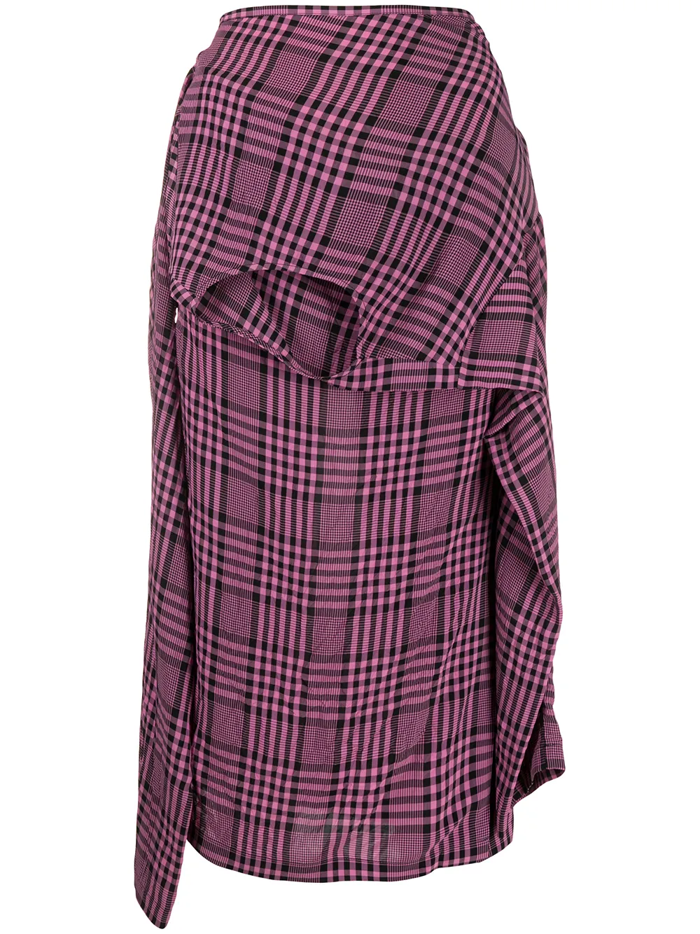 Юбка асимметричного кроя в клетку colville, розовый
Юбка асимметричного кроя в клетку colville, розовый