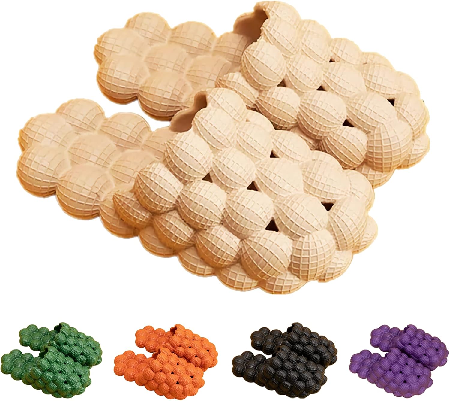 Забавные массажные тапочки KKRMTUG с пузырьками для женщин и мужчин, мягкие нескользящие тапочки для спа-процедур, для душа, спальни, спортзала, дома, модные унисекс сандалии для снятия стресса и рефлексотерапии, бежевый
Забавные массажные тапочки KKRMTUG с пузырьками для женщин и мужчин, мягкие нескользящие тапочки для спа-процедур, для душа, спальни, спортзала, дома, модные унисекс сандалии для снятия стресса и рефлексотерапии, бежевый