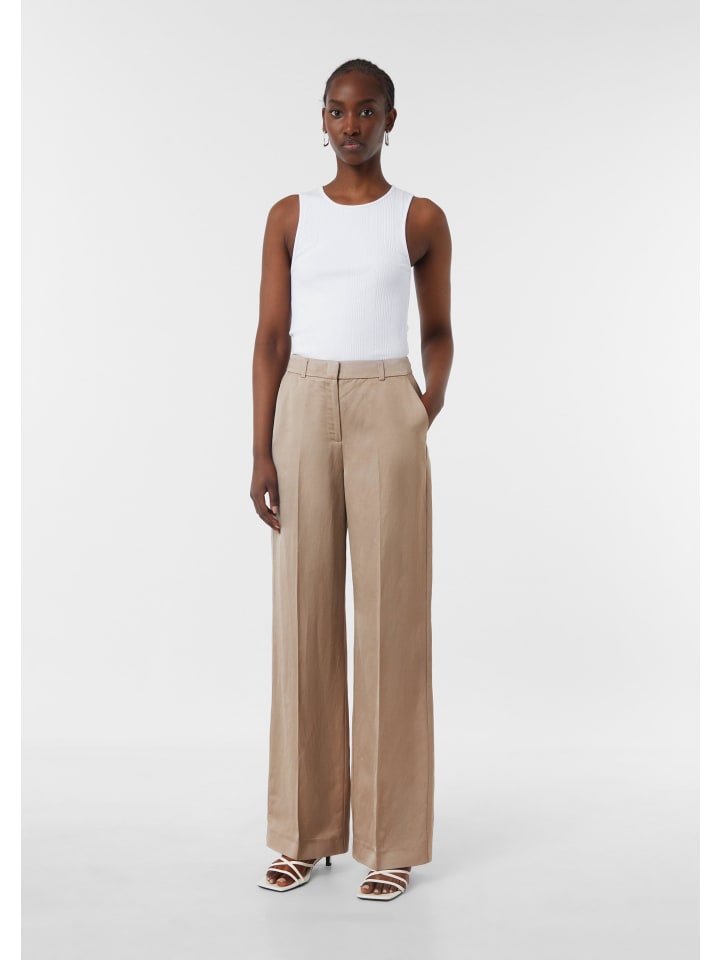 Тканевые брюки comma, бежевый
Тканевые брюки comma, бежевый