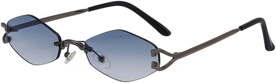 Небольшие металлические солнцезащитные очки в геометрической оправе без оправы для мужчин и женщин, винтажные солнцезащитные очки в форме ромба для мужчин, нестандартной формы VFDHN, 7
Небольшие металлические солнцезащитные очки в геометрической оправе без оправы для мужчин и женщин, винтажные солнцезащитные очки в форме ромба для мужчин, нестандартной формы VFDHN, 7