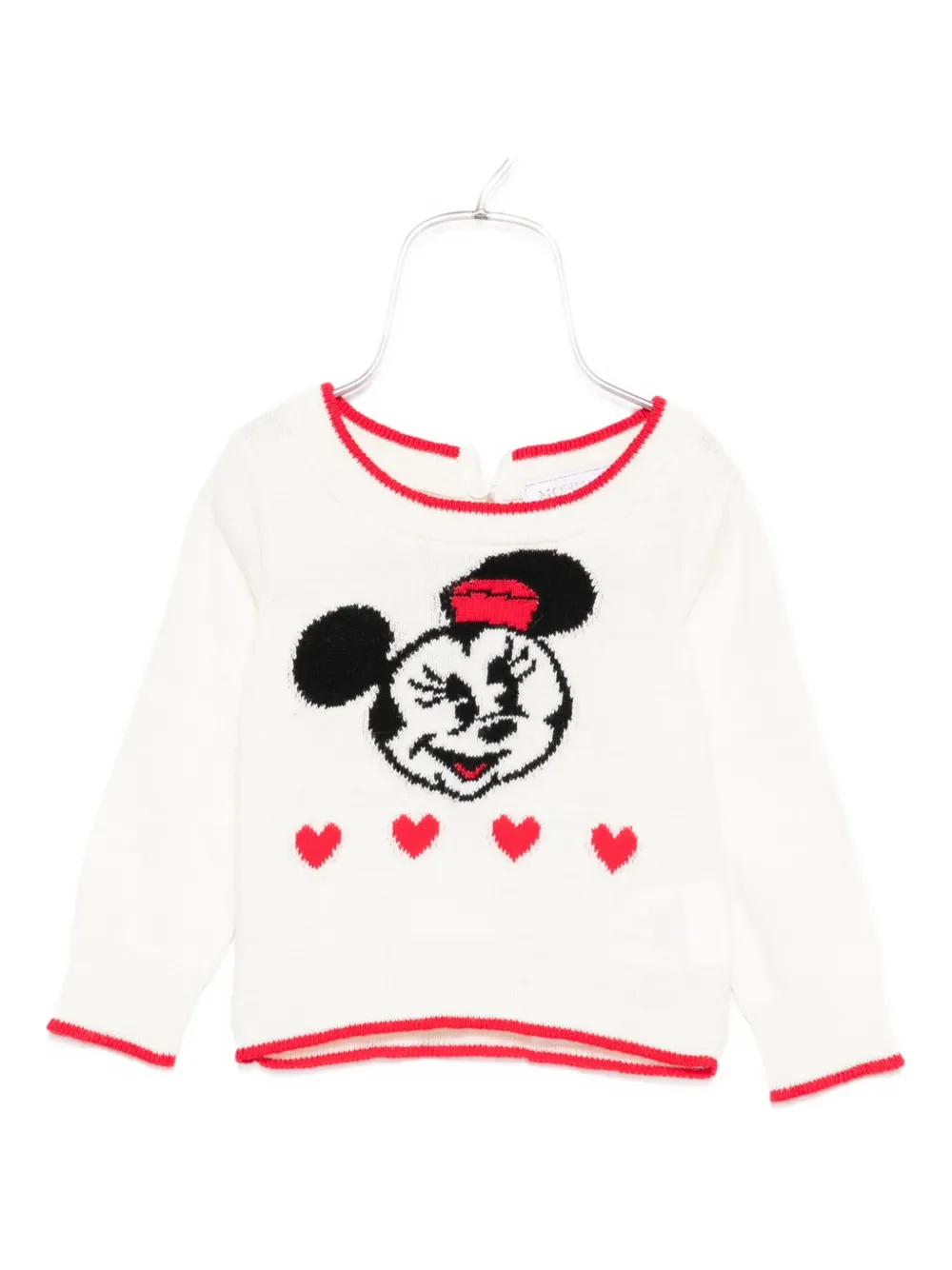 Свитер с сердечками Monnalisa, белый
Свитер с сердечками Monnalisa, белый