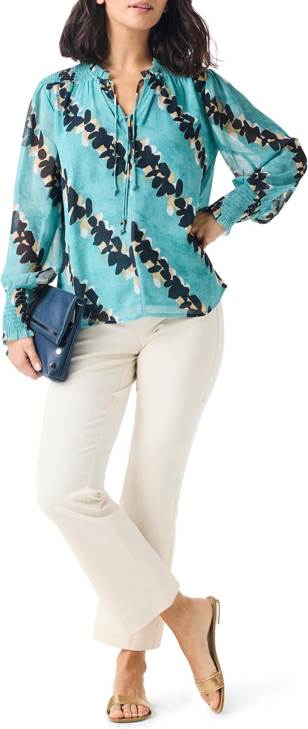 Топ NIC+ZOE Rolling Reef Top, цвет Aqua Multi
Топ NIC+ZOE Rolling Reef Top, цвет Aqua Multi