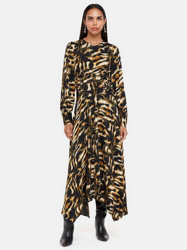 Присборенное платье с дымчатым принтом Whistles, разноцветный
Присборенное платье с дымчатым принтом Whistles, разноцветный