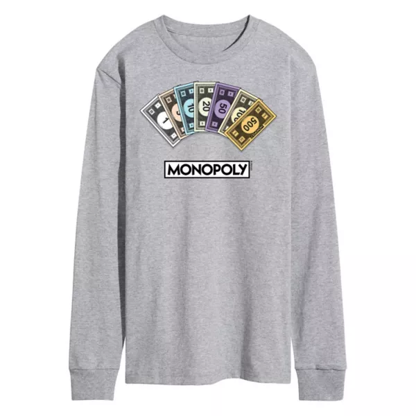 Мужская графическая футболка с длинным рукавом "Куча денег из Монополии" Licensed Character, серый
Мужская графическая футболка с длинным рукавом "Куча денег из Монополии" Licensed Character, серый