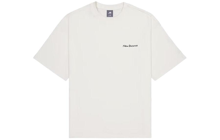 Футболка унисекс белая New Balance, белый 
Футболка унисекс белая New Balance, белый