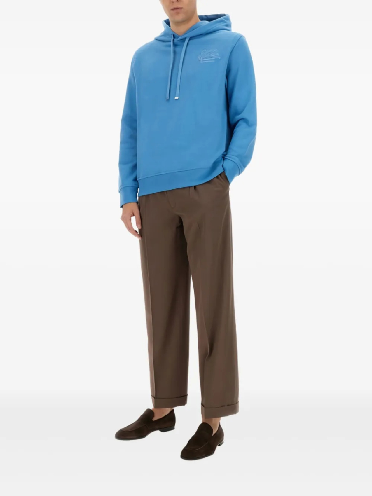 Толстовка с вышитым логотипом ETRO, синий
Толстовка с вышитым логотипом ETRO, синий