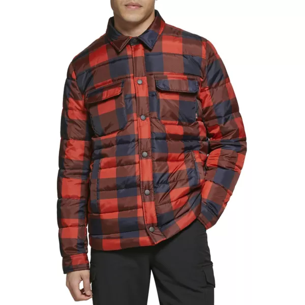 Мужская стеганая куртка-рубашка G.H. Bass & Co., цвет red black plaid
Мужская стеганая куртка-рубашка G.H. Bass & Co., цвет red black plaid