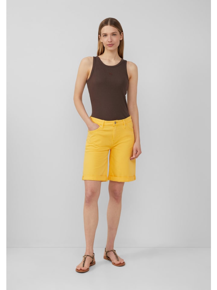 Джинсовые шорты s.Oliver, желтый 
Джинсовые шорты s.Oliver, желтый