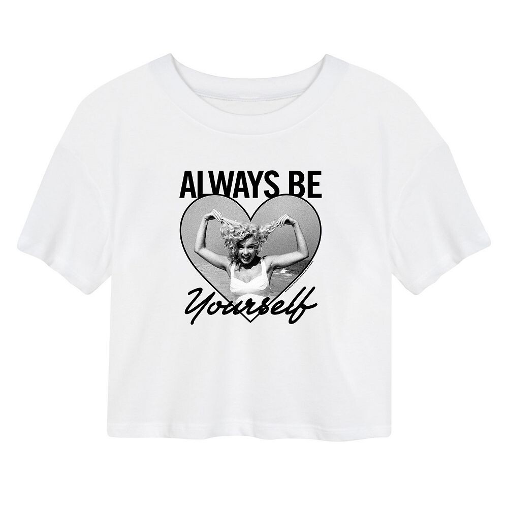 Укороченная футболка Мэрилин Монро Be Yourself для юниоров Licensed Character, белый
Укороченная футболка Мэрилин Монро Be Yourself для юниоров Licensed Character, белый