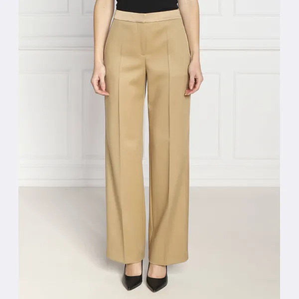 Шерстяные брюки классического кроя Boss, коричневый
Шерстяные брюки классического кроя Boss, коричневый