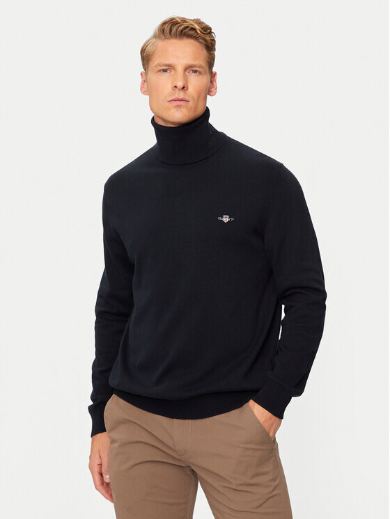 Свитер с высоким воротником обычного кроя Gant, синий
Свитер с высоким воротником обычного кроя Gant, синий