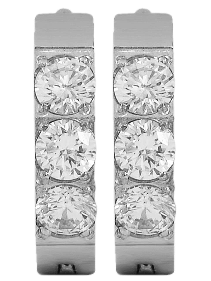 Adeliás Женские серьги - серьги-кольца на шарнирах из нержавеющей стали со стразами серебристого цвета
Adeliás Женские серьги - серьги-кольца на шарнирах из нержавеющей стали со стразами серебристого цвета