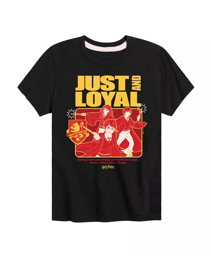 Футболка с принтом "Harry Potter Just and Loyal" для мальчиков старшего возраста, черный
Футболка с принтом "Harry Potter Just and Loyal" для мальчиков старшего возраста, черный