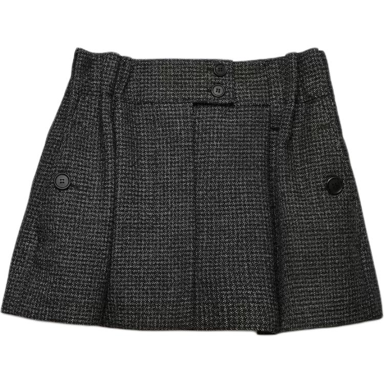 Клетчатая шерстяная мини-юбка PRADA, черно-белый
Клетчатая шерстяная мини-юбка PRADA, черно-белый