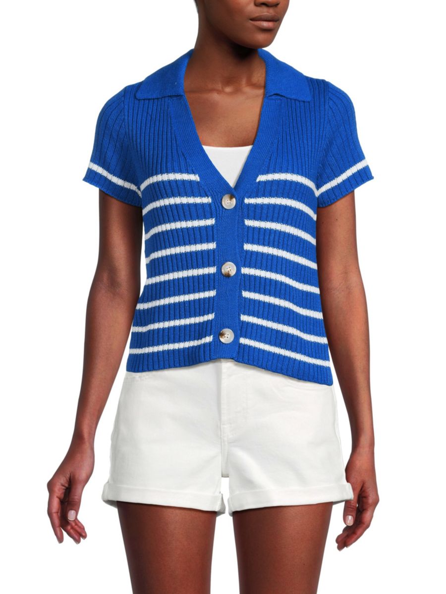 Полосатый трикотажный топ Vael RD style, цвет Royal Blue
Полосатый трикотажный топ Vael RD style, цвет Royal Blue