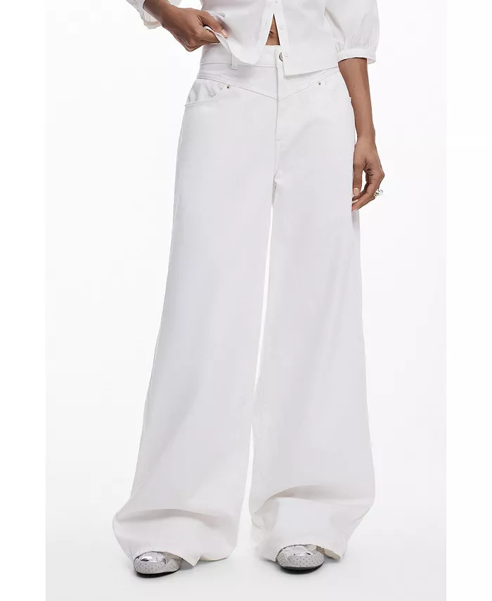 Женские джинсы широкого кроя Desigual, белый
Женские джинсы широкого кроя Desigual, белый