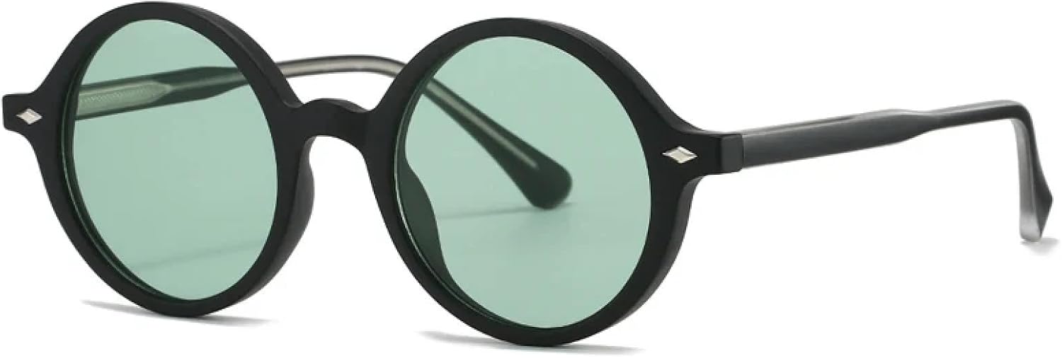 Круглые женские солнцезащитные очки в стиле панк с заклепками, мужские солнцезащитные очки чайного зеленого цвета с защитой от УФ-излучения UV400 DSVIGF, Matte Black Green
Круглые женские солнцезащитные очки в стиле панк с заклепками, мужские солнцезащитные очки чайного зеленого цвета с защитой от УФ-излучения UV400 DSVIGF, Matte Black Green