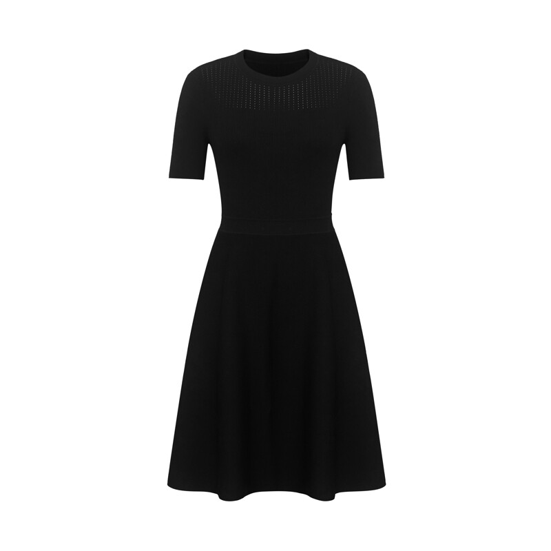 Платье Deep Breath с короткими рукавами и круглым вырезом, черный
Платье Deep Breath с короткими рукавами и круглым вырезом, черный