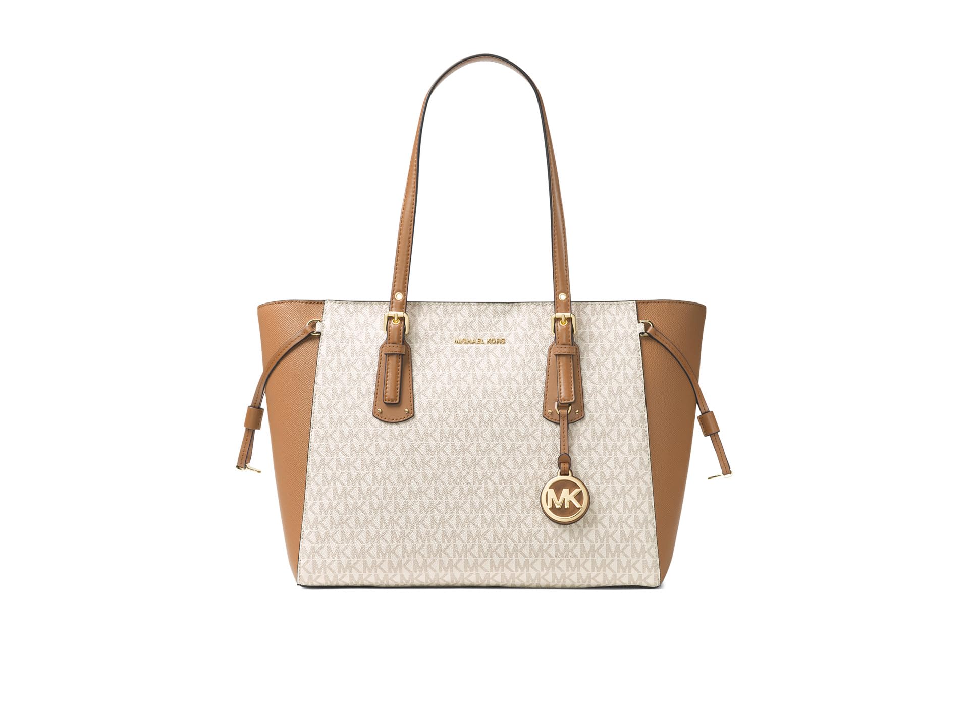 Сумка-тоут MICHAEL Michael Kors Voyager Medium Top Zip Tote, цвет Vanilla/Acorn
Сумка-тоут MICHAEL Michael Kors Voyager Medium Top Zip Tote, цвет Vanilla/Acorn