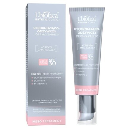 L'biotica Estetic Clinic MESO Treatment Укрепляющий питательный дневной крем для ухода за кожей SPF30 35 мл 
L'biotica Estetic Clinic MESO Treatment Укрепляющий питательный дневной крем для ухода за кожей SPF30 35 мл