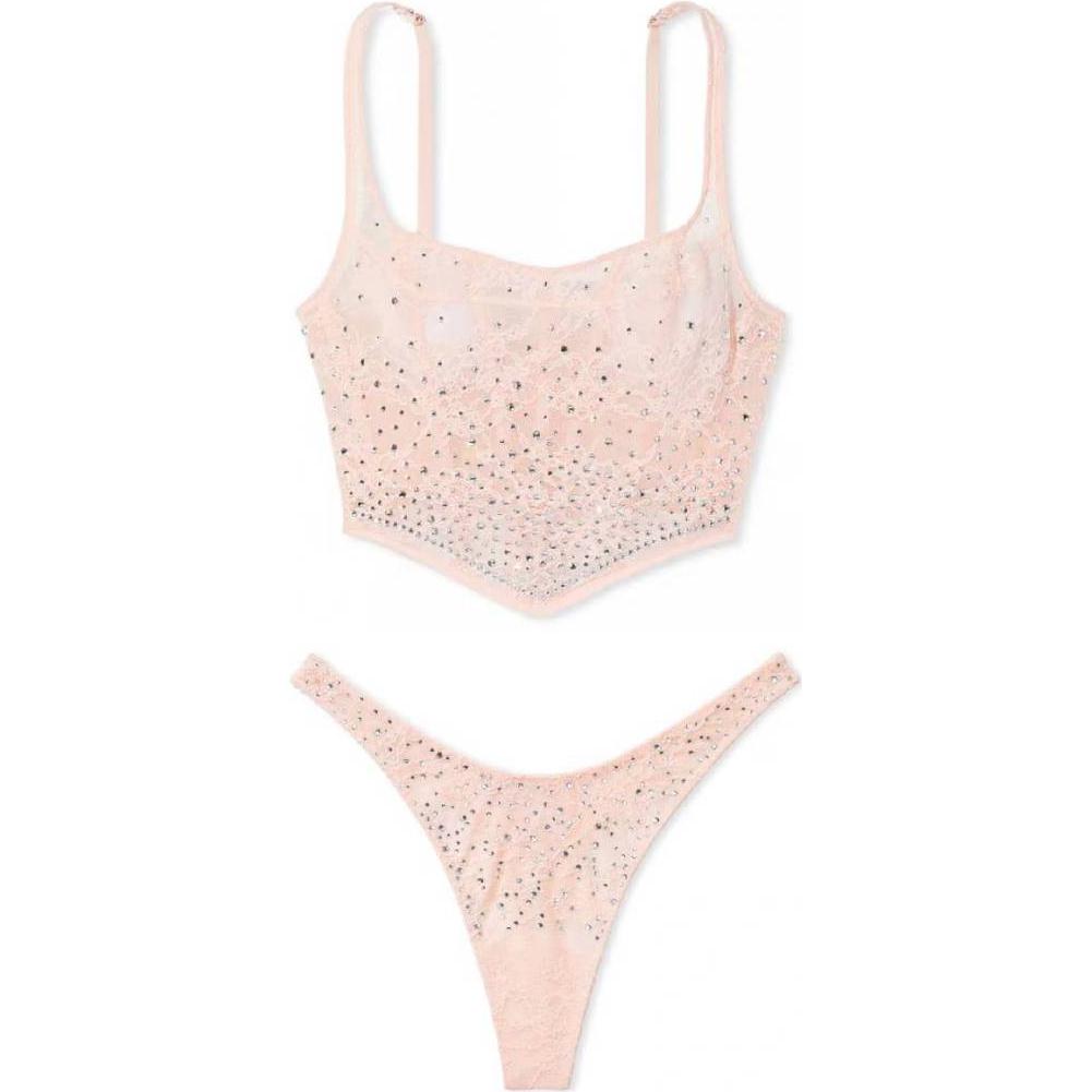 Комплект нижнего белья Victoria's Secret женский цвет сакура розовый
Комплект нижнего белья Victoria's Secret женский цвет сакура розовый