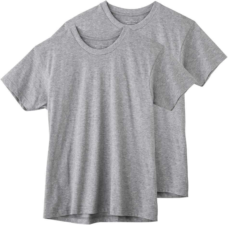 Мужская футболка Body Wild с коротким рукавом и круглым вырезом, 100% хлопок Tenjiku, комплект из 2 штук
Мужская футболка Body Wild с коротким рукавом и круглым вырезом, 100% хлопок Tenjiku, комплект из 2 штук