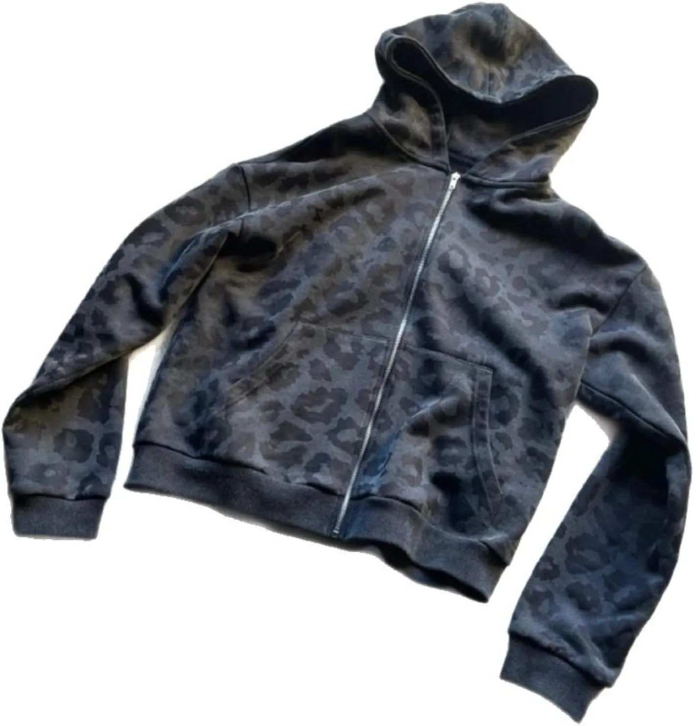 Мужская худи Y2K с леопардовым принтом и молнией ITHAFE
Мужская худи Y2K с леопардовым принтом и молнией ITHAFE