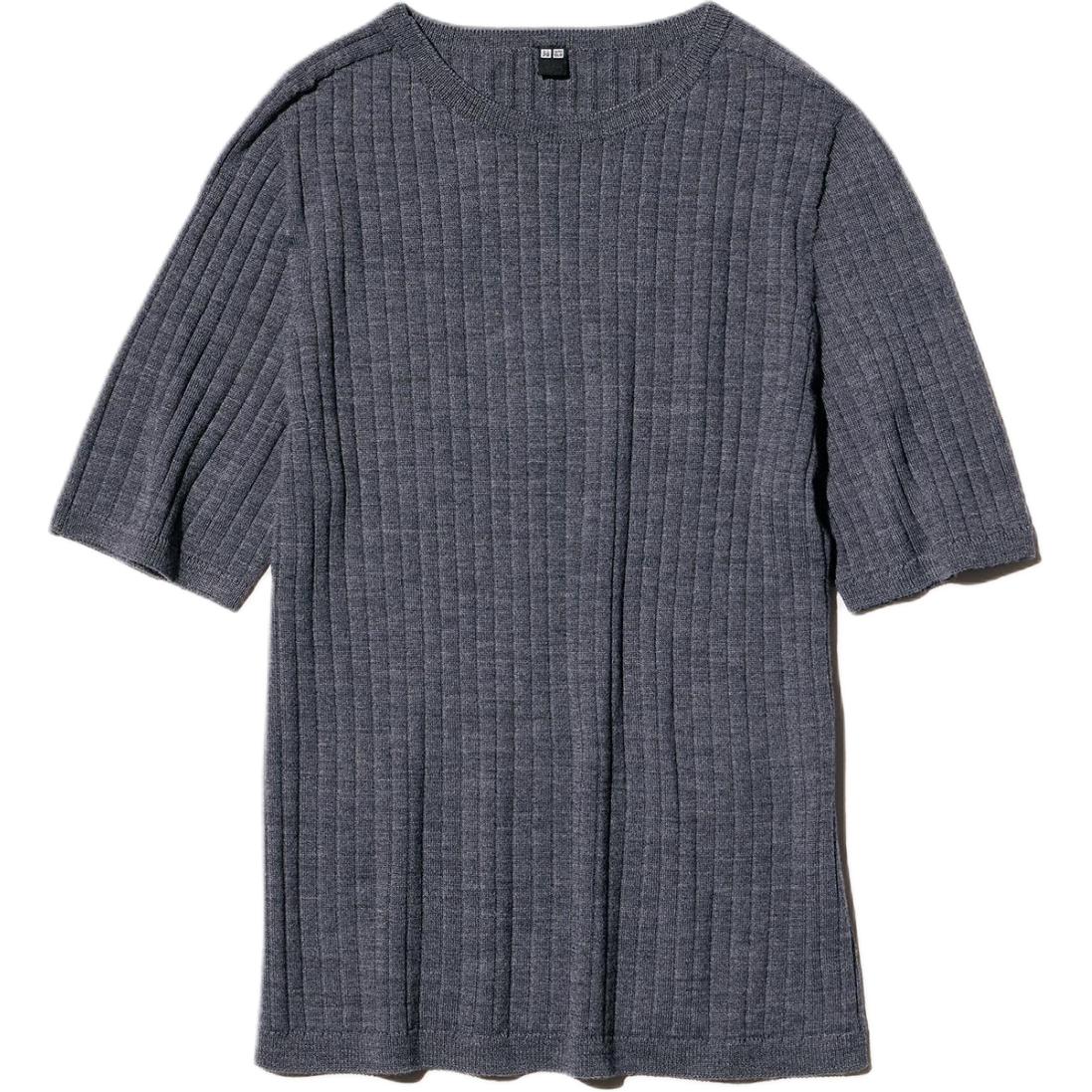 UNIQLO Топ женский асфальтово-серый
UNIQLO Топ женский асфальтово-серый