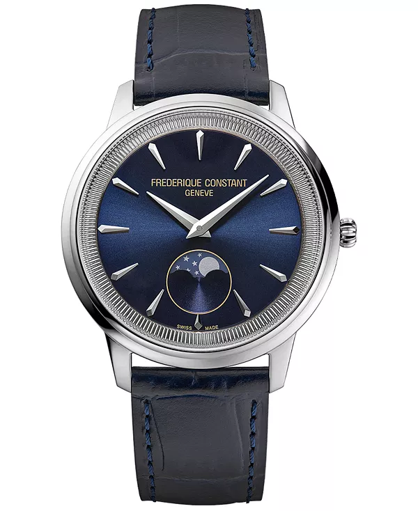 Мужские швейцарские часы Moneta Moonphase с темно-синим кожаным ремешком, 37 мм Frederique Constant, navy
Мужские швейцарские часы Moneta Moonphase с темно-синим кожаным ремешком, 37 мм Frederique Constant, navy