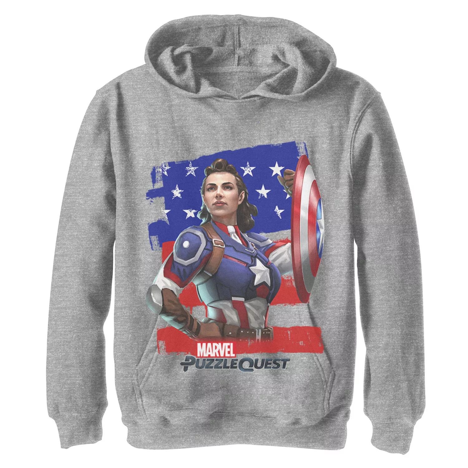 Толстовка с капюшоном «Пегги Картер Капитан Америка» для мальчиков 8–20 лет Marvel Puzzle Quest Licensed Character
Толстовка с капюшоном «Пегги Картер Капитан Америка» для мальчиков 8–20 лет Marvel Puzzle Quest Licensed Character
