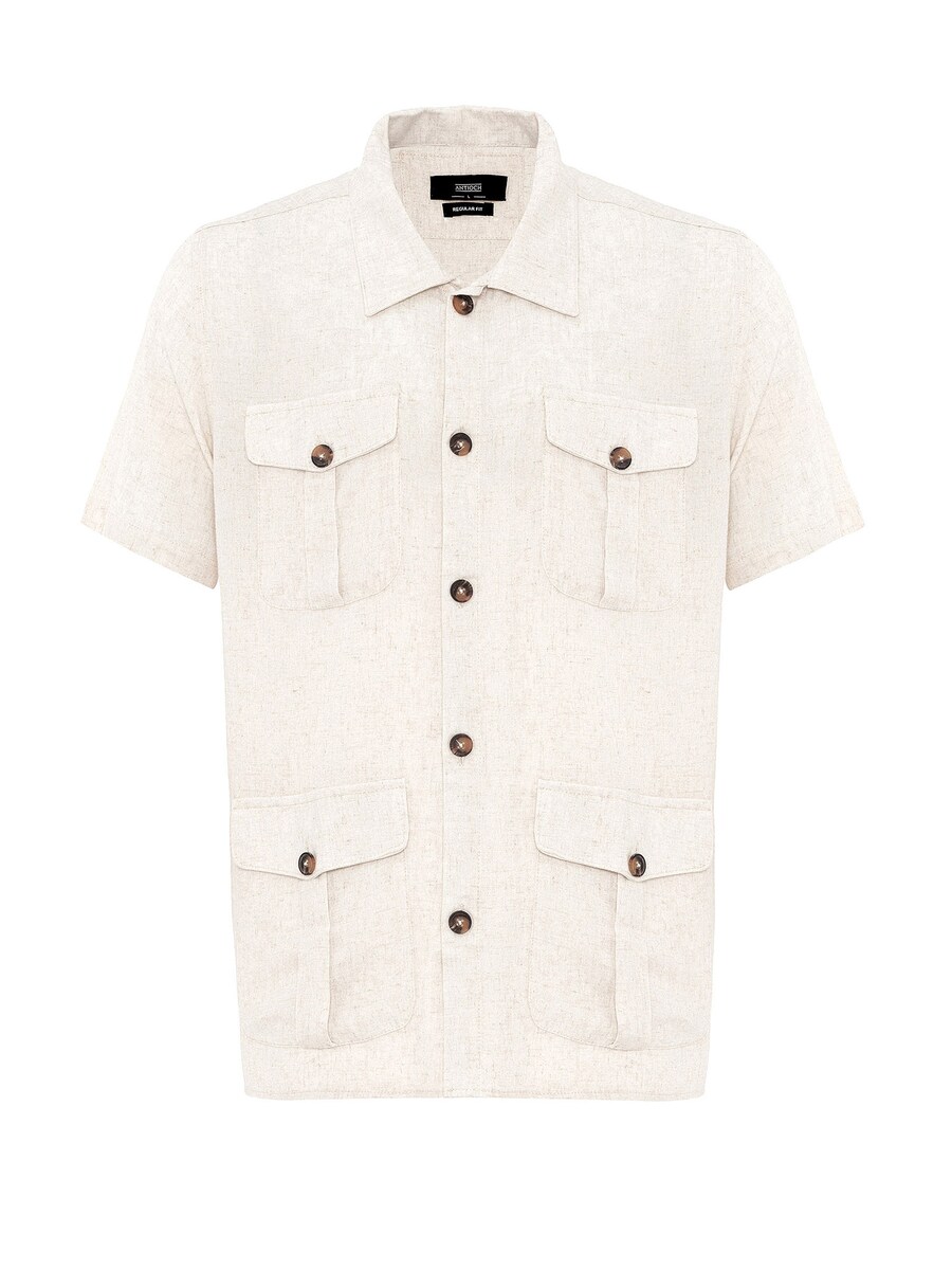 Рубашка на пуговицах классического кроя Antioch, кремовый
Рубашка на пуговицах классического кроя Antioch, кремовый