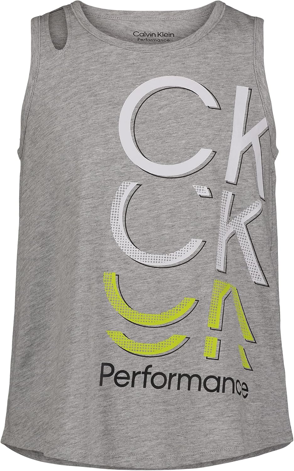 Майка Calvin Klein Girls Performance, без рукавов, с круглым вырезом, с логотипом, Grey Cut Out
Майка Calvin Klein Girls Performance, без рукавов, с круглым вырезом, с логотипом, Grey Cut Out