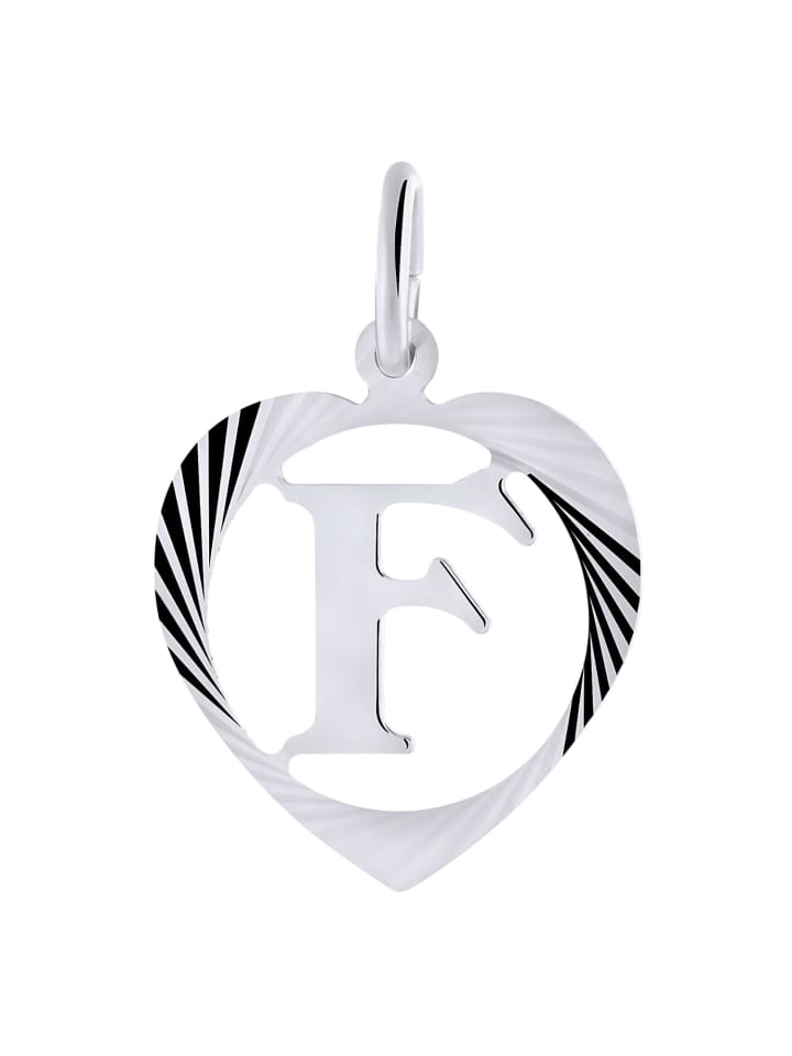 Lucardi Подвеска из серебра 925 пробы в форме сердца с буквой F
Lucardi Подвеска из серебра 925 пробы в форме сердца с буквой F