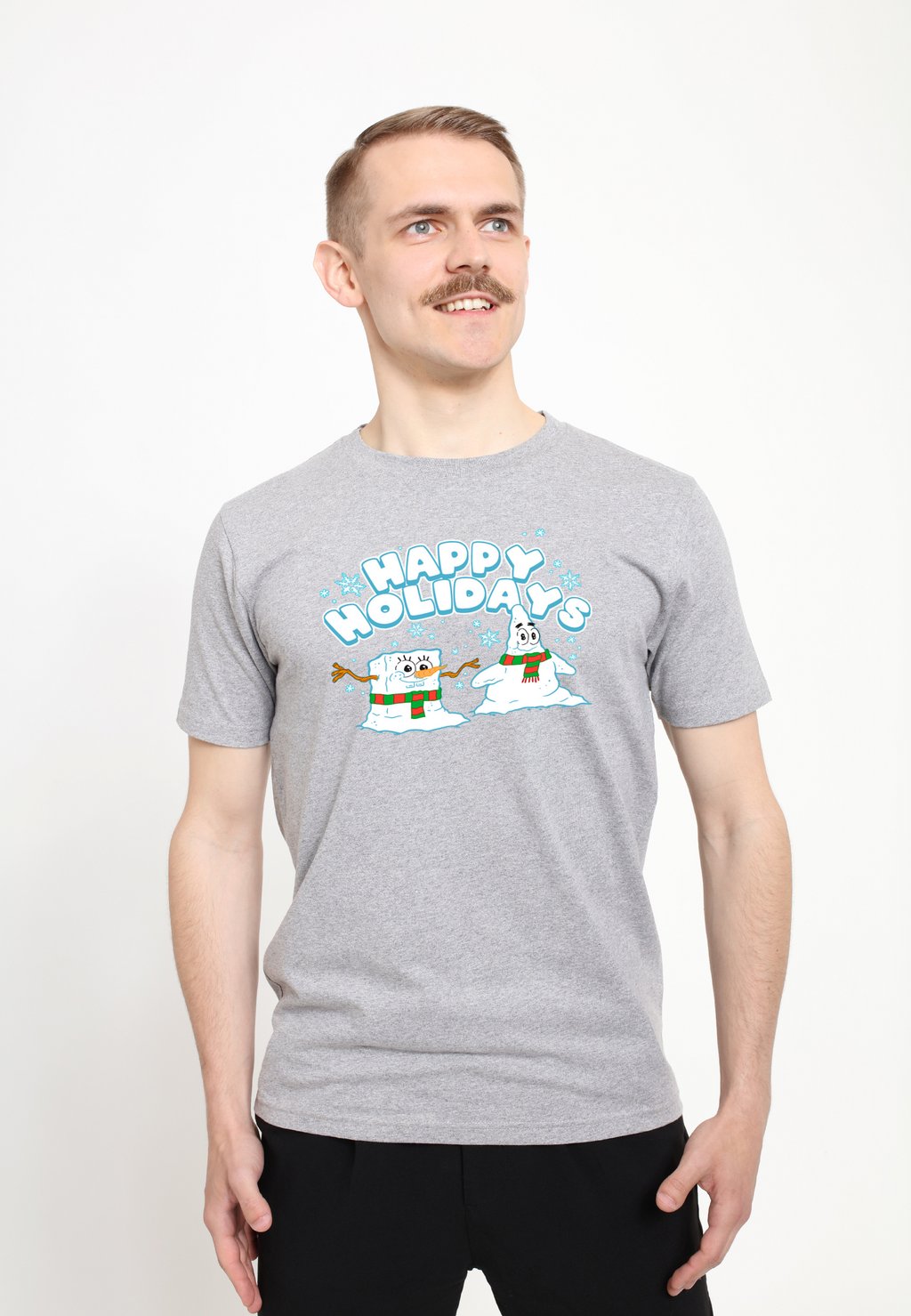 Футболка с принтом SPONGEBOB SQUAREPANTS HAPPY HOLIDAYS SNOWMEN Henry Tiger, серый
Футболка с принтом SPONGEBOB SQUAREPANTS HAPPY HOLIDAYS SNOWMEN Henry Tiger, серый