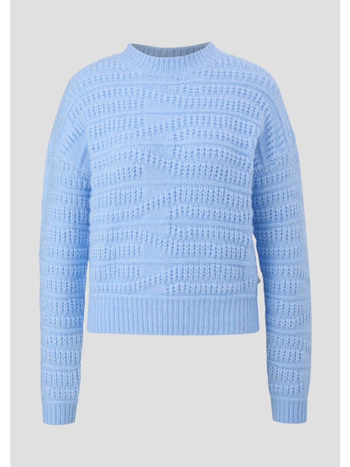 Вязаный свитер цвета 53W0_sky blue QS
Вязаный свитер цвета 53W0_sky blue QS