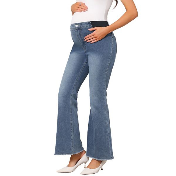 Женские джинсы для беременных bootcut с растяжкой mid rise и бахромой Inspire Chic, Grey Blue
Женские джинсы для беременных bootcut с растяжкой mid rise и бахромой Inspire Chic, Grey Blue