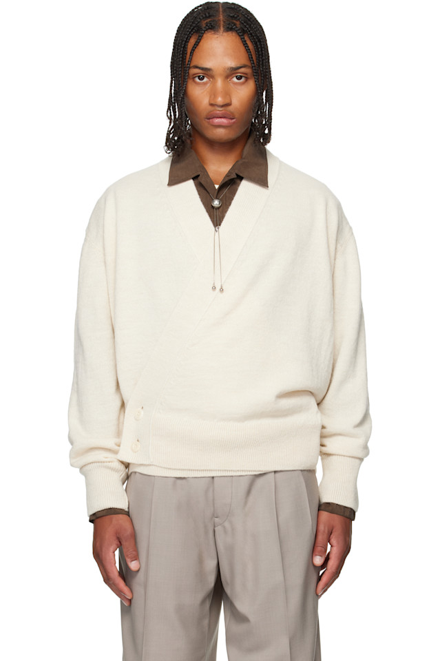 Lemaire Бежевый кардиган-накидка
Lemaire Бежевый кардиган-накидка