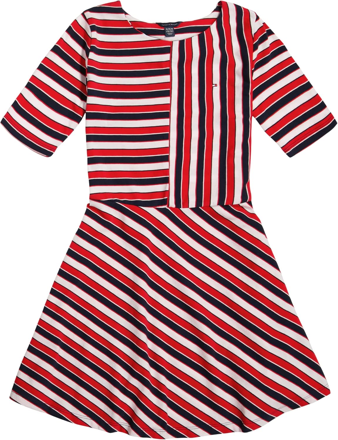 Полосатое платье с короткими рукавами для девочек от Tommy Hilfiger, Navy Blazer Stripe
Полосатое платье с короткими рукавами для девочек от Tommy Hilfiger, Navy Blazer Stripe