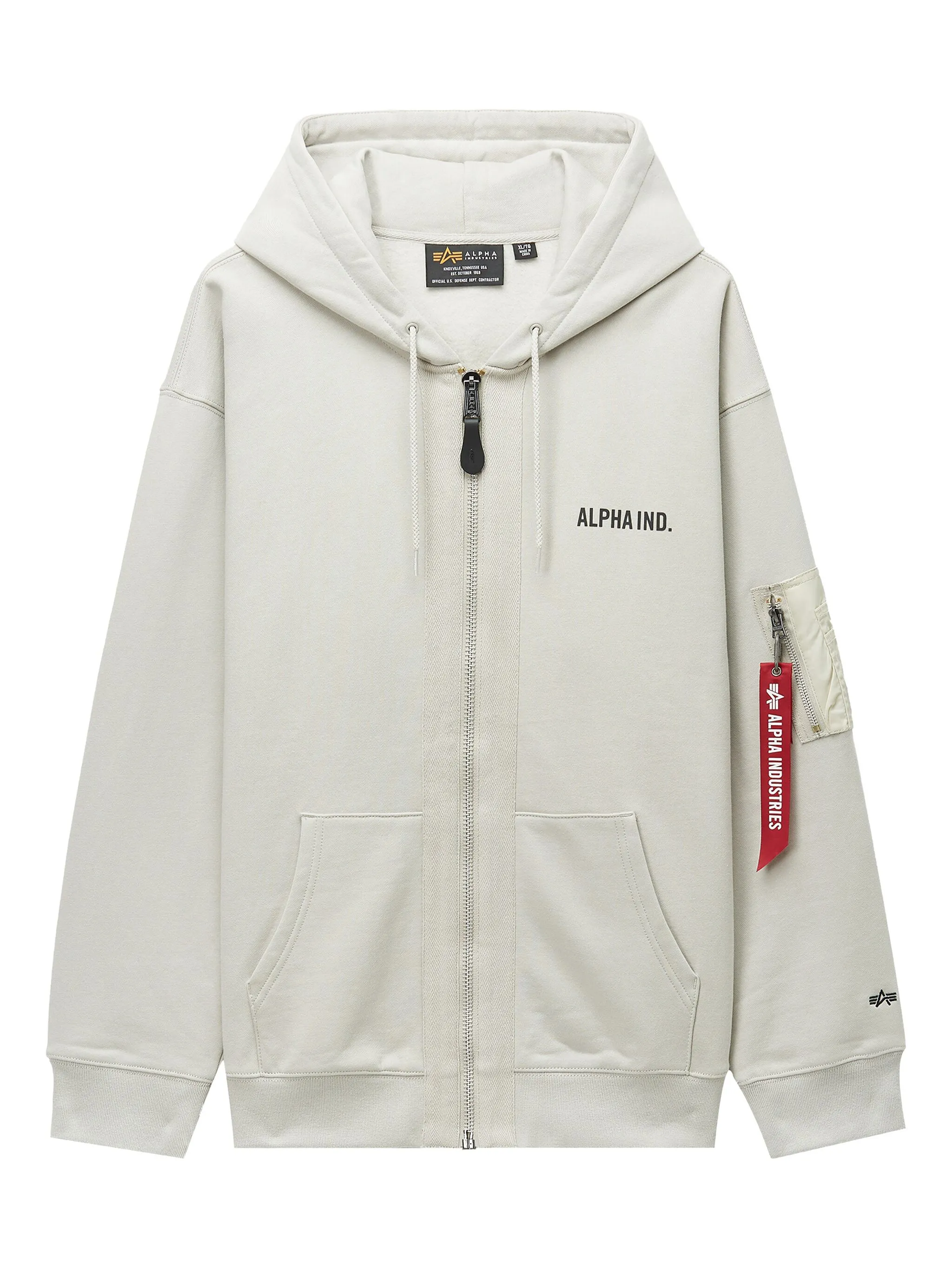 Куртка на молнии с капюшоном Alpha Industries, белый
Куртка на молнии с капюшоном Alpha Industries, белый
