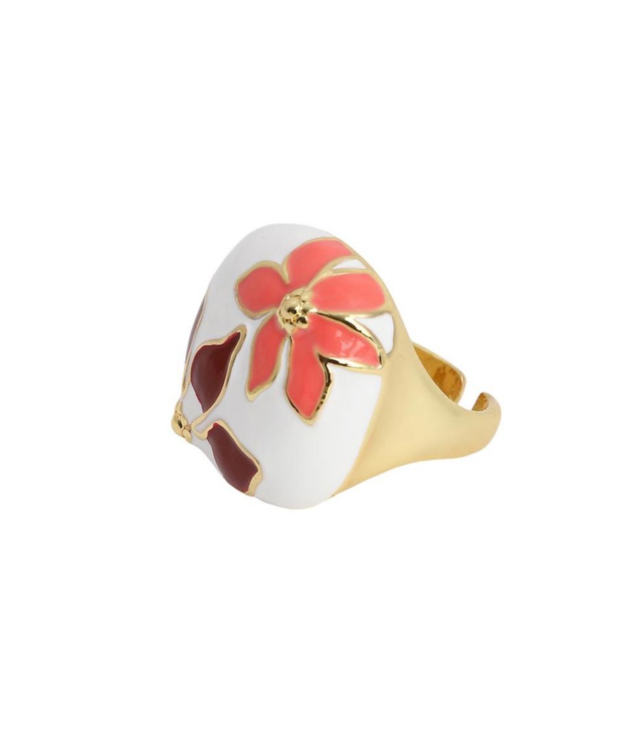 Женское кольцо "Амариллис" SOHI, White
Женское кольцо "Амариллис" SOHI, White