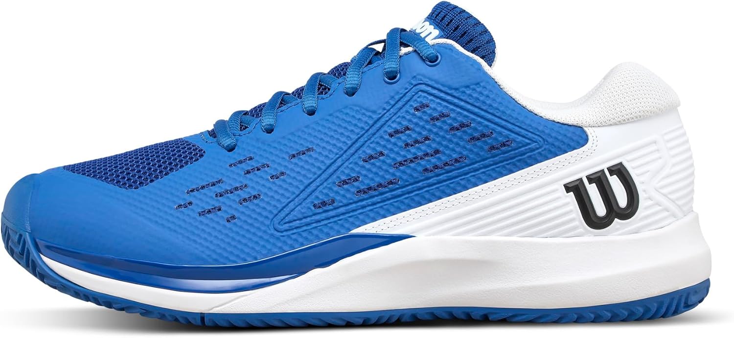 Мужские кроссовки для пикалбола WILSON Rush Pro Ace Pickler - размеры мужской обуви США, созданы для кортов для пикалбола, белый/черный/синий
Мужские кроссовки для пикалбола WILSON Rush Pro Ace Pickler - размеры мужской обуви США, созданы для кортов для пикалбола, белый/черный/синий