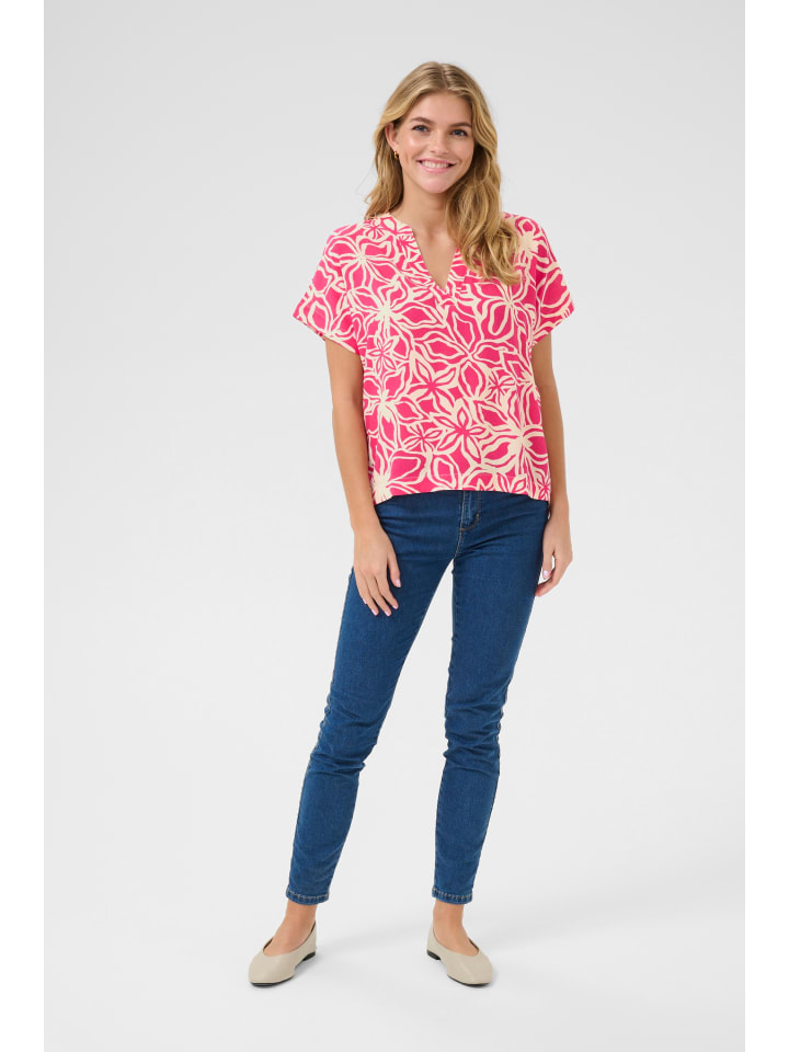 Блузка Kaffe, цвет rasberry/light beige flower
Блузка Kaffe, цвет rasberry/light beige flower