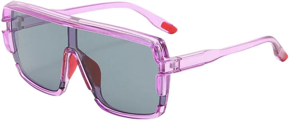 Солнцезащитные очки в крупной оправе для мужчин, цельная линза, квадратная форма, солнцезащитные очки для женщин, зеленые, фиолетовые, UV400 MUTYNE, Purple With Grey
Солнцезащитные очки в крупной оправе для мужчин, цельная линза, квадратная форма, солнцезащитные очки для женщин, зеленые, фиолетовые, UV400 MUTYNE, Purple With Grey