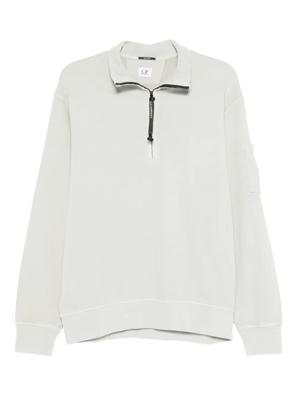 Толстовка с воротником на молнии C.P. Company, серый 
Толстовка с воротником на молнии C.P. Company, серый